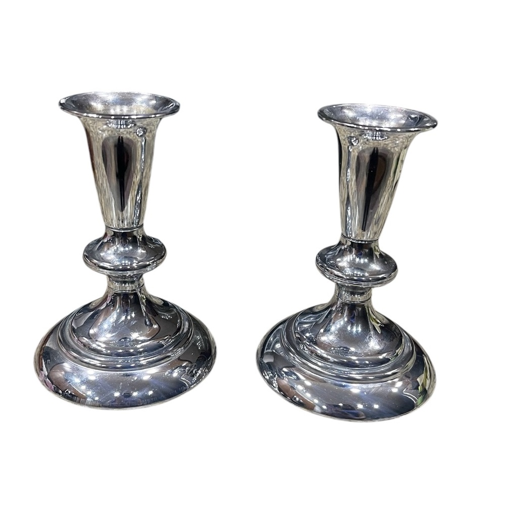 Kromex  Candle Holders Set-Preowned